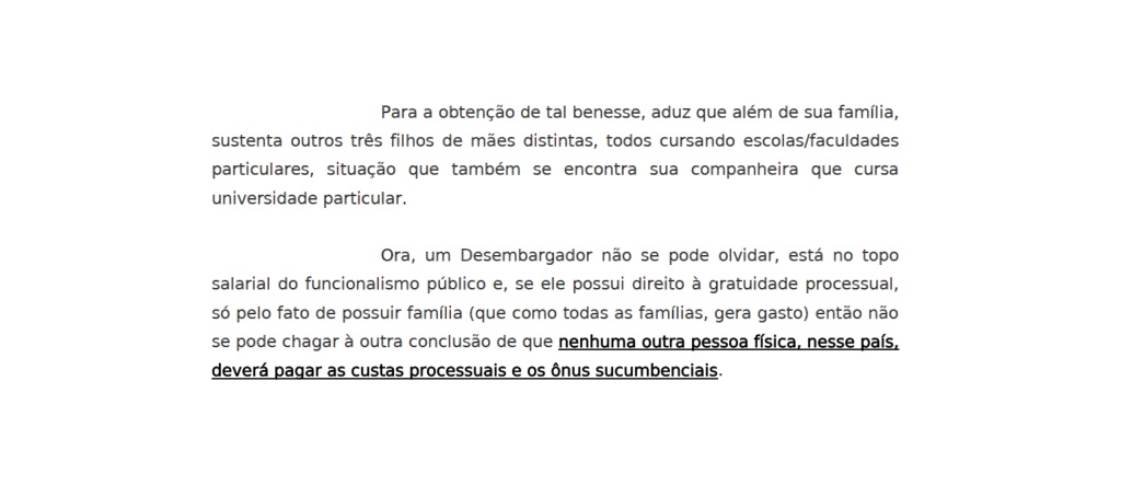 Trecho da manisfestação da AGU