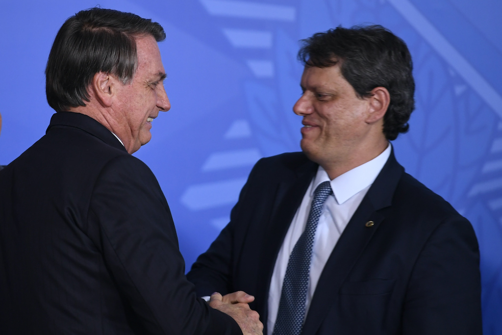 Tarcísio Freitas trabalha para ser vice de Bolsonaro em 2022