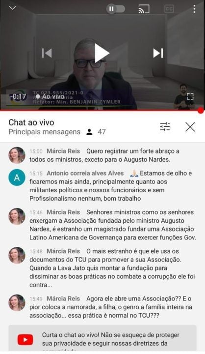 Climão no TCU