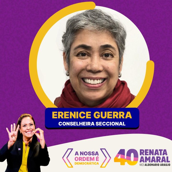 Erenice está de volta para levar “ética” à OAB-DF
