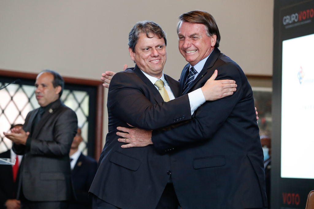 Bolsonaro não abre mão de Tarcísio para o governo de São Paulo pelo PL