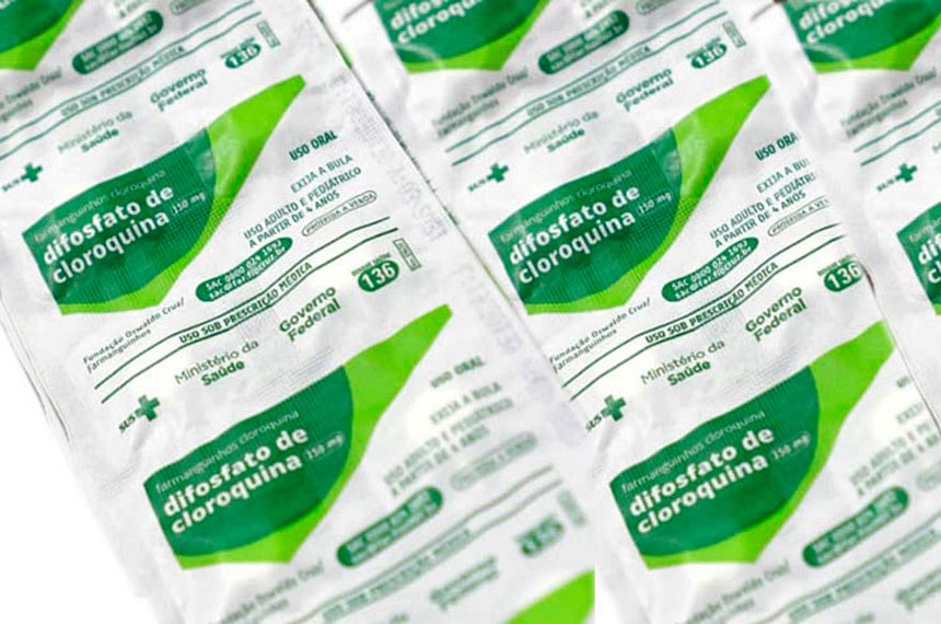Cloroquina some da lista de remédios distribuídos pelo SUS