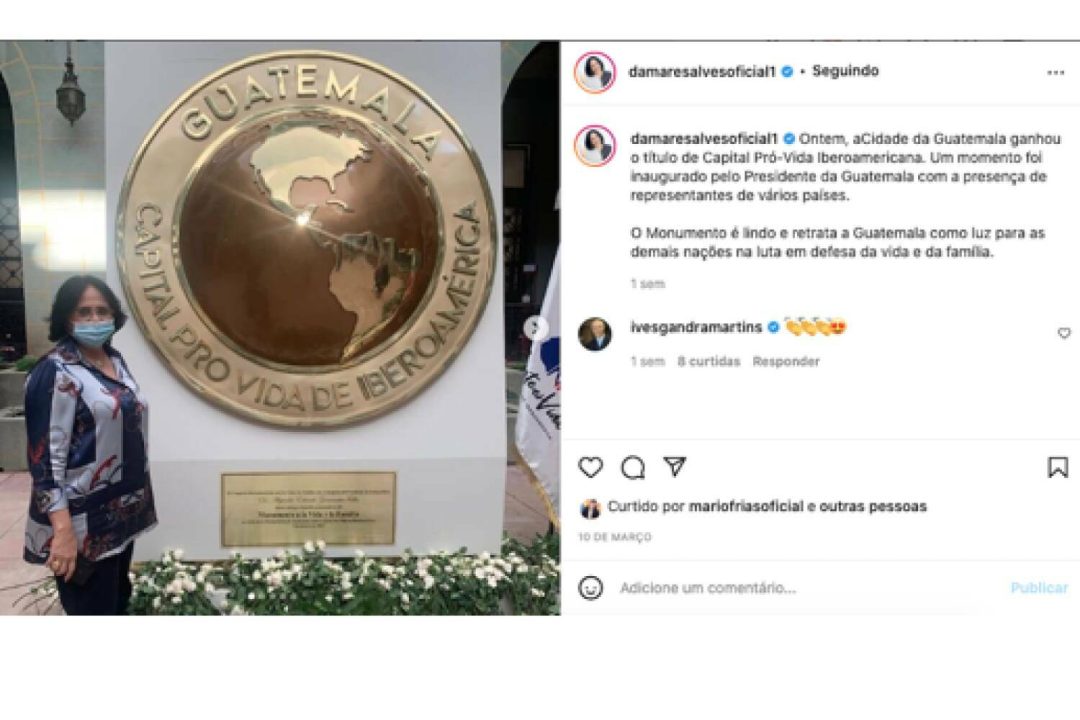 Damares e comitiva gastaram quase 33 mil por evento religioso na Guatemala