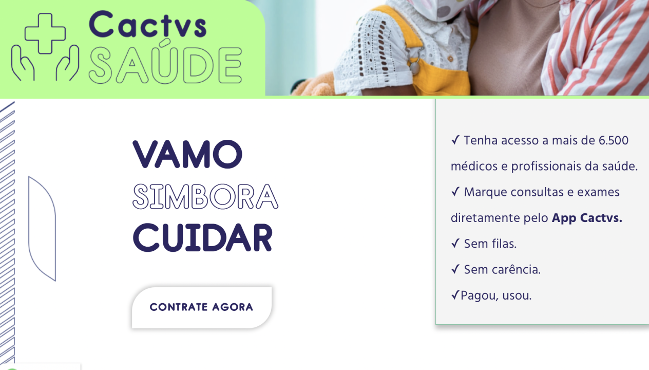 Cactvs não tem autorização para vender planos de saúde