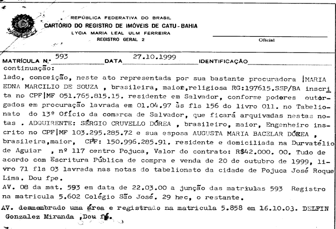 A transação suspeita na Ferbasa