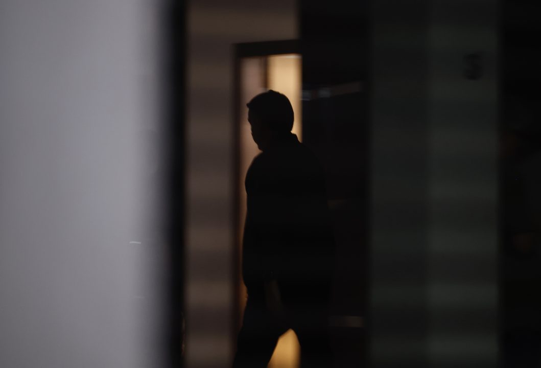 Viatura na porta de casa