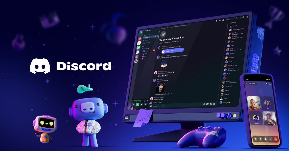 O gancho no Discord